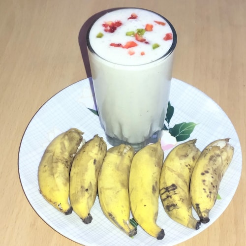 banana milkshake recipe