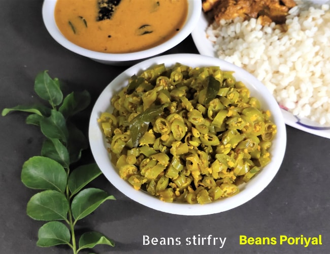 beans poriyal recipe