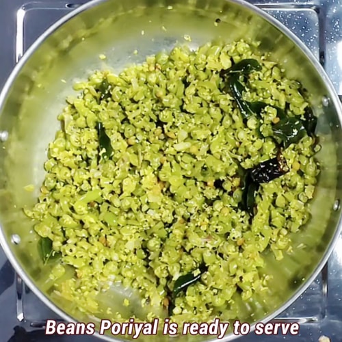 beans poriyal recipe