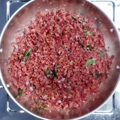 beetroot poriyal