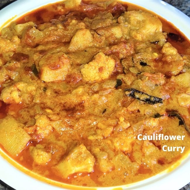 cauliflower curry recipe