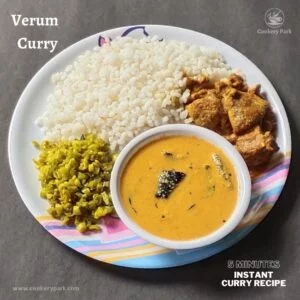 Read more about the article Verum Curry | No vegetables instant curry recipe | Coconut Curry for Rice