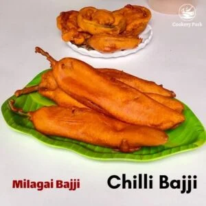 Read more about the article Chilli bajji | Mirchi bajji | Milagai bajji recipe | Mirchi pakora