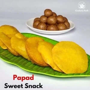 Papad sweet bajji recipe