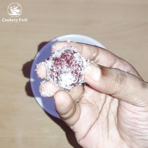 coconut beetroot laddu recipe