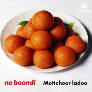 Read more about the article No boondi motichoor laddu recipe | Motichoor ladoo without boondi | Chana dal laddu