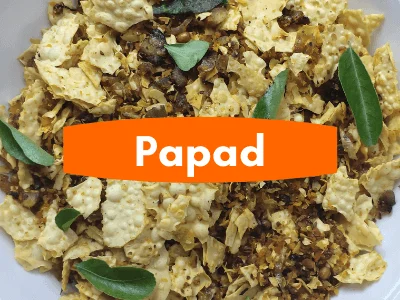 Papad recipes