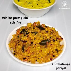 Read more about the article White pumpkin stir fry | Kumbalanga poriyal | Ash gourd stir fry