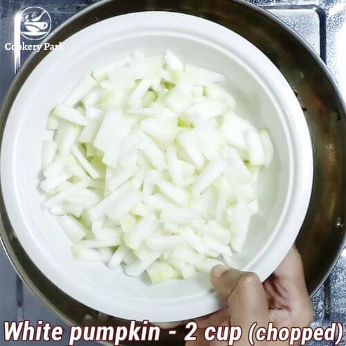White pumpkin stir fry recipe