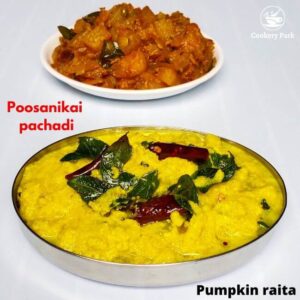 Read more about the article Yellow Pumpkin Raita recipe | Kaddu Raita | Poosanikai pachadi