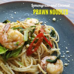 Read more about the article Lemongrass Coconut Prawn Noodles Recipe